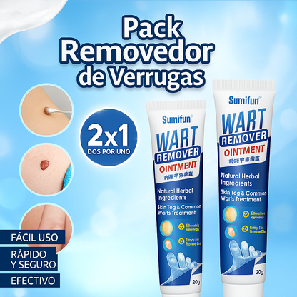 Pack de 2 cremas removedor de verrugas T