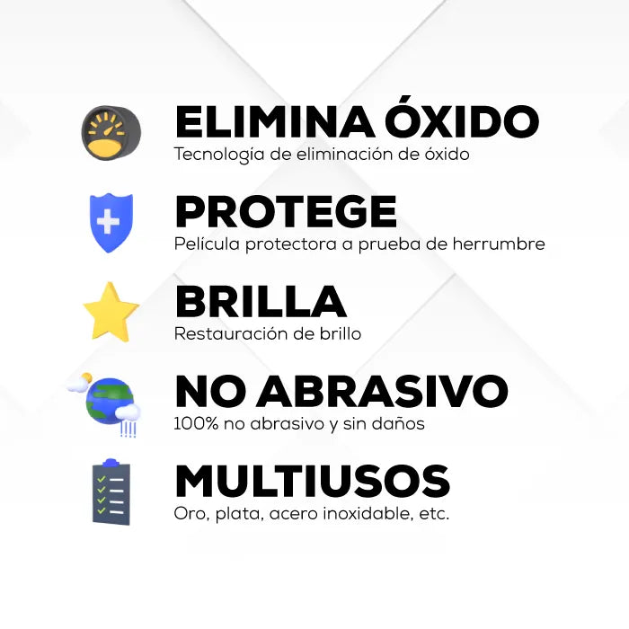 Pack de 2 Gel pulidor de metales concentrados T